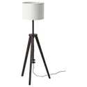 IKEA LAUTERS ЛАУТЕРС, светильник напольный, коричневый пепел / белый 804.050.73 фото thumb №1