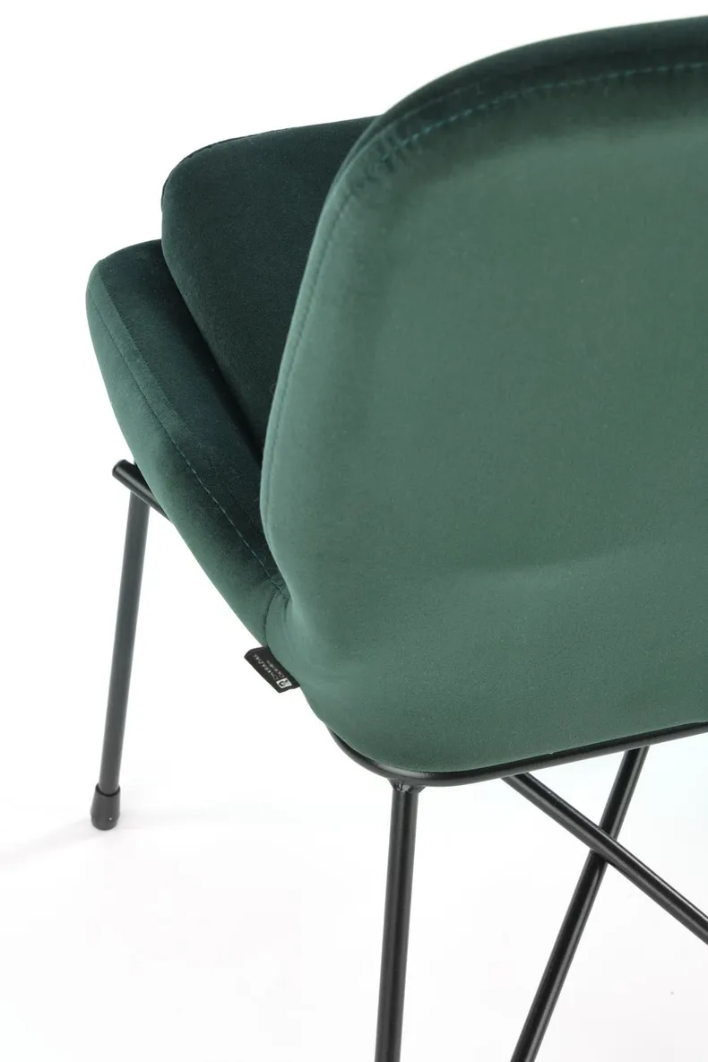 Кухонний стілець HALMAR K454 темно-зелений фото №2
