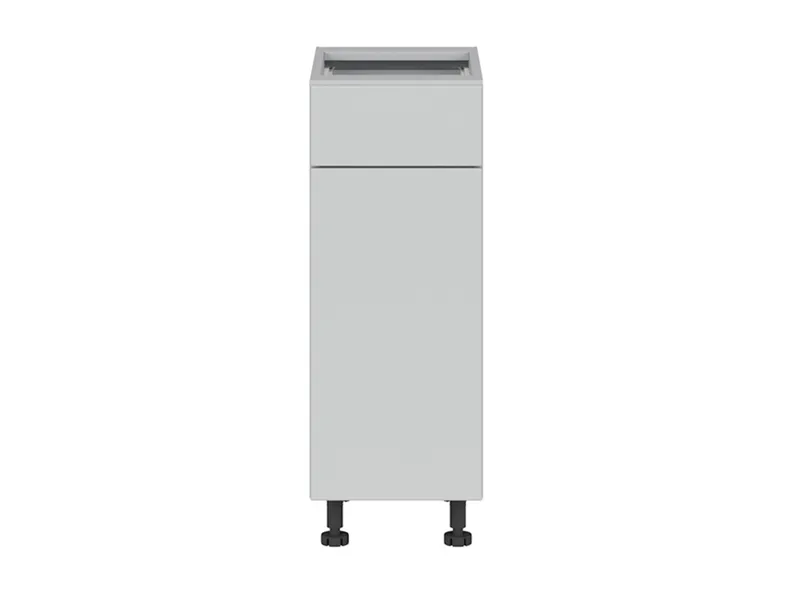 BRW Тумба для кухні Top Line 30 см права з шухлядою світло-сіра матова, гренола сірий/світло-сірий матовий TV_D1S_30/82_P/SMB-SZG/BRW0014 фото №1