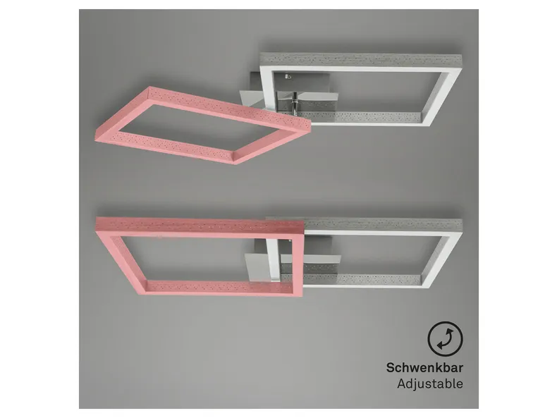 BRW Frame LED 2-позиционный потолочный светильник серебристый 093874 фото №7