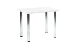 Кухонный стол HALMAR MODEX 90x60 см хром, белый фото