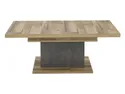 BRW Стіл розкладний Ricciano, 120 см, темно-сірий бетон / дуб BNCI/DAKL фото thumb №3