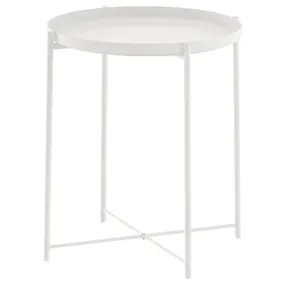IKEA GLADOM ГЛАДОМ, стол сервировочный, белый, 45x53 см 703.378.19 фото