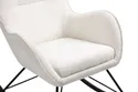Мягкое кресло-качалка HALMAR LIBERTO 3, белый фото thumb №9