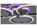 BRW Ring LED 4-точечный потолочный светильник серебристый 091365 фото thumb №2
