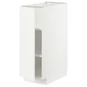 IKEA METOD МЕТОД, напольный шкаф с полками, белый / белый, 30x60 см 594.691.99 фото thumb №1