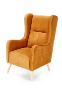 Мягкое кресло HALMAR CHESTER 2, янтарный фото thumb №1