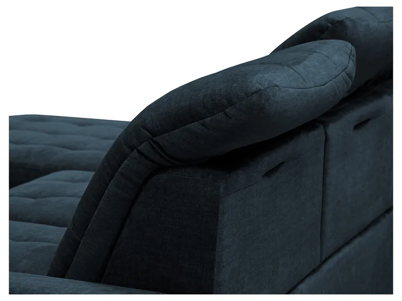 BRW Розкладний кутовий диван Ariado з ящиком для зберігання темно-синій велюр, Vogue 13 NA-ARIADO-RECBK.2F-G3_B85465 фото №10