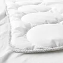IKEA LENAST ЛЕНАСТ, ковдра д / дитячого ліжка, білий / сірий, 110x125 см 703.730.58 фото thumb №3