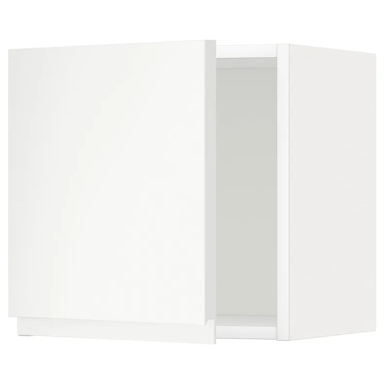 IKEA METOD МЕТОД, навесной шкаф, белый / Воксторп матовый белый, 40x40 см 694.564.22 фото №1