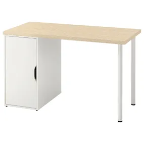 IKEA MITTCIRKEL МИТТЦИРКЕЛЬ / ALEX АЛЕКС, письменный стол, яркий сосновый / белый эффект, 120x60 см 595.217.10 фото