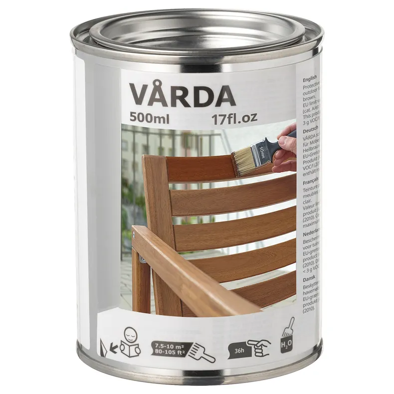 IKEA VÅRDA ВОРДА, морилка для використання на вулиці, світло-коричневий 705.651.42 фото №1