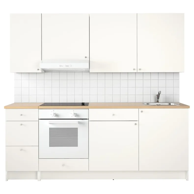 IKEA KNOXHULT КНОКСХУЛЬТ, кухня, белый, 220x61x220 см 491.804.67 фото №2