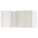 IKEA METOD МЕТОД, шафа навісна із 2 дверцятами, білий / Ringhult світло-сірий, 80x40 см 094.652.07 фото thumb №1