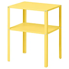 IKEA KNARREVIK КНАРРЕВІК, приліжковий столик, Яскраво-жовтий, 42x34 см 605.763.20 фото