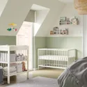 IKEA GULLIVER ГУЛЛІВЕР, ліжко для немовлят, білий, 60x120 см 102.485.19 фото thumb №5