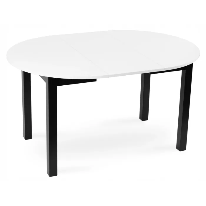 Стол кухонный раскладной MEBEL ELITE HARRY 102-142х102 см, белый / черный фото №6