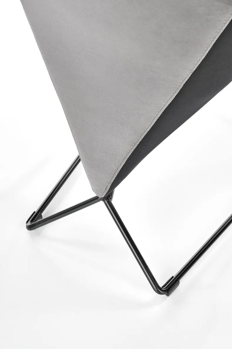 Кухонний стілець HALMAR K485 сірий, чорний фото №9