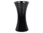 BRW ваза з пісочним годинником керамічна чорна 091707 фото