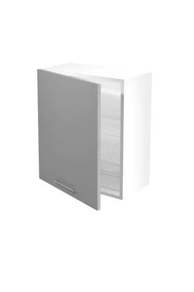 Верхня шафа із сушаркою для посуду HALMAR VENTO GC-60/72 фасад : світло-сірий фото №1
