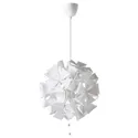 IKEA RAMSELE РАМСЕЛЕ, підвісний світильник, геометричний / білий, 43 см 504.070.97 фото thumb №1