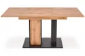 Кухонний стіл розкладний HALMAR DOLOMIT 130-175x85 см дуб вотан - чорний фото thumb №9