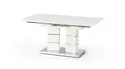 Обеденный стол раскладной HALMAR LORD 160-200x90 см, белый фото thumb №1