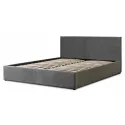 Кровать двуспальная бархатная MEBEL ELITE MONICA Velvet, 160x200, Серый фото thumb №2