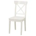 IKEA INGATORP ІНГАТОРП / INGOLF ІНГОЛЬФ, стіл+4 стільці, білий, 155 / 215 см 299.173.07 фото thumb №6