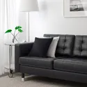 IKEA LANDSKRONA ЛАНДСКРУНА, 3-місний диван, Grann / Bomstad чорний / металлик 590.316.98 фото thumb №2
