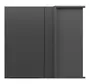 BRW Sole L6 правый угловой кухонный шкаф черный матовый 80x72 см, черный/черный матовый FM_GNW_80/72/35_P/B-CA/CAM фото
