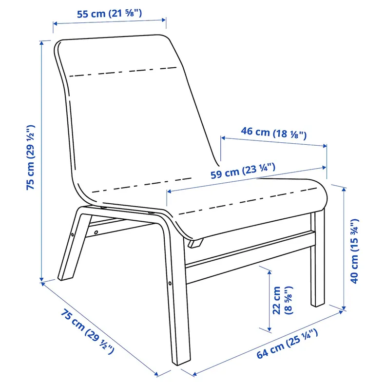 IKEA NOLMYRA НОЛЬМЮРА, крісло, березовий шпон/сірий 102.335.32 фото №6