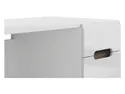 Письмовий стіл BRW AZTECA TRIO 120х75 см білий/глянцевий білий BIU1D1S/8/12-BI/BIP фото thumb №5