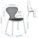 IKEA ÄLVSTA ЕЛЬВСТА, стілець, ручна робота ротанг / СЕФАСТ білий 194.815.65 фото thumb №8