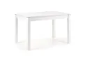 Кухонний стіл HALMAR MAURYCY 118-158x75 см білий фото thumb №1