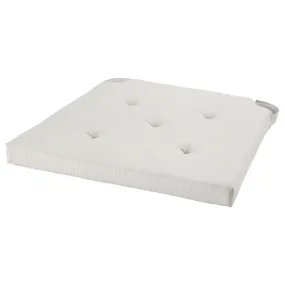 IKEA JUSTINA ЮСТІНА, подушка для стільця, натуральний, 42/35x40x4 см 901.750.00 фото