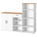 IKEA SKRUVBY СКРУВБЮ, шафа, білий, 180x140 см 495.613.39 фото thumb №1