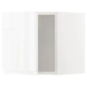 IKEA METOD МЕТОД, навесной шкаф, белый / Воксторп глянцевый / белый, 40x40 см 994.635.72 фото