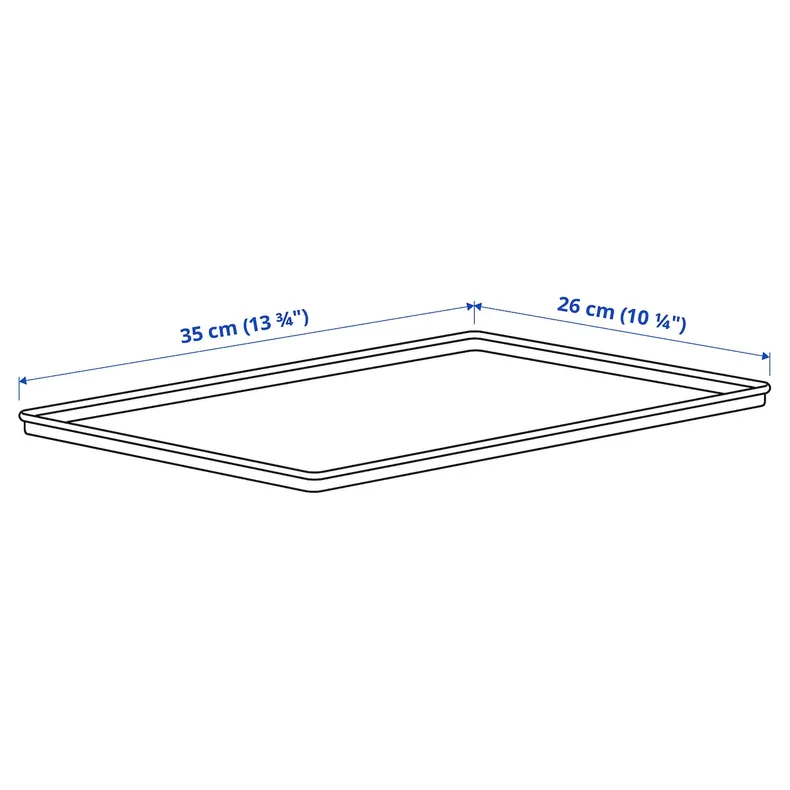 IKEA KUGGIS, крышка, темно-серый беж, 26x35 см 205.862.41 фото №4