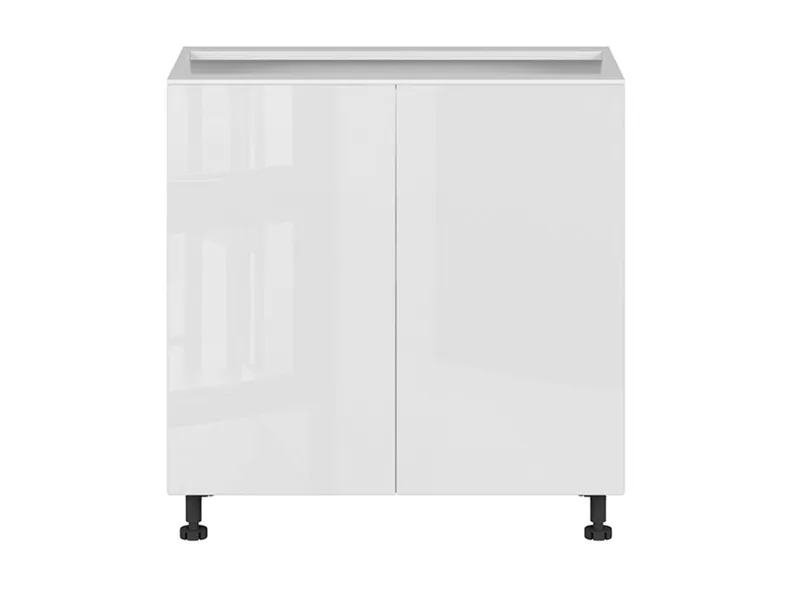 BRW Базовый шкаф для кухни Top Line 80 см двухдверный белый глянец, альпийский белый/глянцевый белый TV_D_80/82_L/P-BAL/BIP фото №1