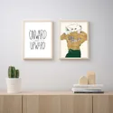 IKEA BILD БИЛЬД, постер, мечтатель, 30x40 см 204.361.24 фото thumb №3