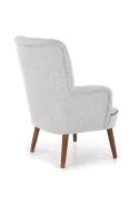 Мягкое кресло HALMAR BISHOP, ткань: серый, ореховый фото thumb №6