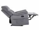 Раскладное кресло бархатное SIGNAL HADES Velvet, Bluvel 14 - серый фото thumb №2