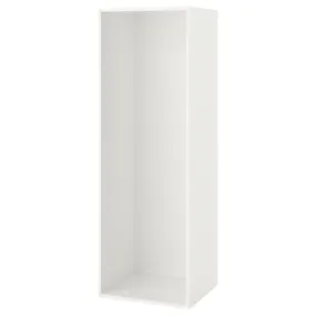 IKEA PLATSA ПЛАТСА, каркас, білий, 60x55x180 см 503.309.51 фото
