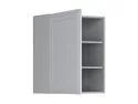BRW Верхний кухонный шкаф Верди 60 см левый светло-серый матовый, греноловый серый/светло-серый матовый FL_G_60/72_L-SZG/JSZM фото thumb №3