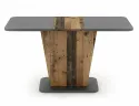 Стіл обідній розкладний SIGNAL Calipso Matera 110(145)x68,6 см, старе дерево / темно-сірий фото thumb №2