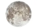 BRW Пластиковий плафон Moon LED біло-сірий 095156 фото thumb №1