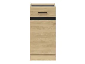 BRW Junona Line базовый шкаф для кухни 40 см правый с дверцей дуб бернштейн, дуб бернштейн D1D/40/82_P_BBL-DBT фото
