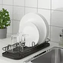 IKEA LILLHAVET ЛИЛЛЬХАВЕТ, подставка для посуды, антрацит 804.612.76 фото thumb №2