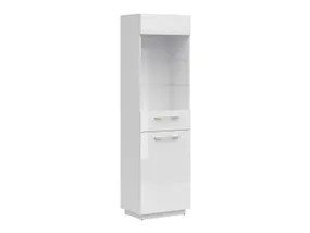 Шкаф BRW FL Smart, 156х98х42 см, белый глянец REG1D1W/KPL-BAL/BIP фото